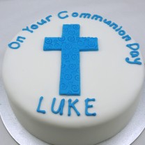 Religious Cakes - First Holy Communion Cake Fondant (D,V)